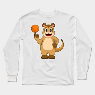 Meerkat Basketball player Basketball Long Sleeve T-Shirt